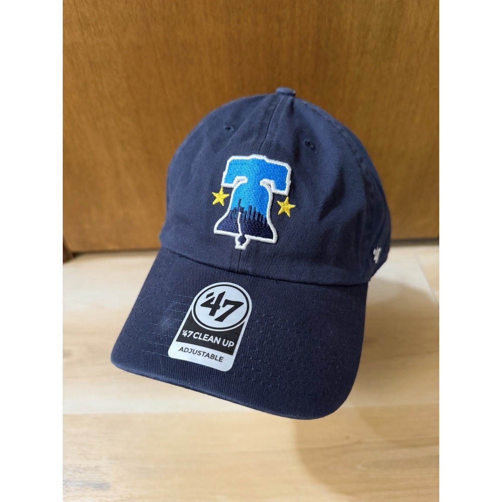 47 Brand Philadelphia Phillies City Connect Hat Clean Up Adjustable Blue